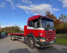 2003 Scania P94D 260 Flatbed Truck